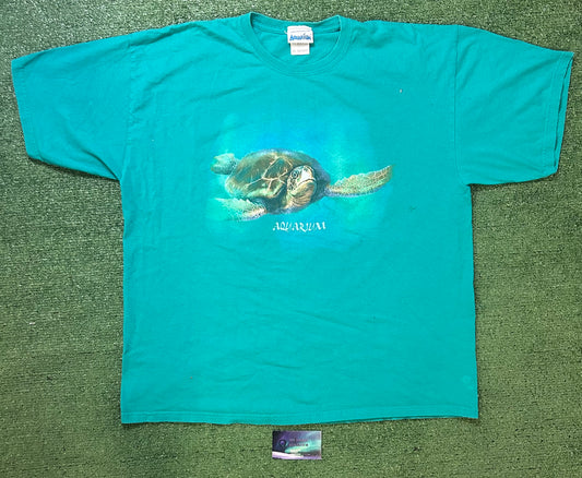 Vintage 1990s Aquarium turtle tee