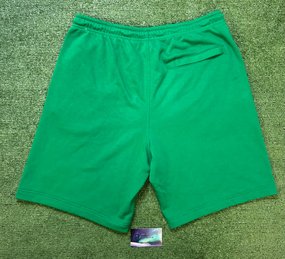 Nike green French terry shorts
