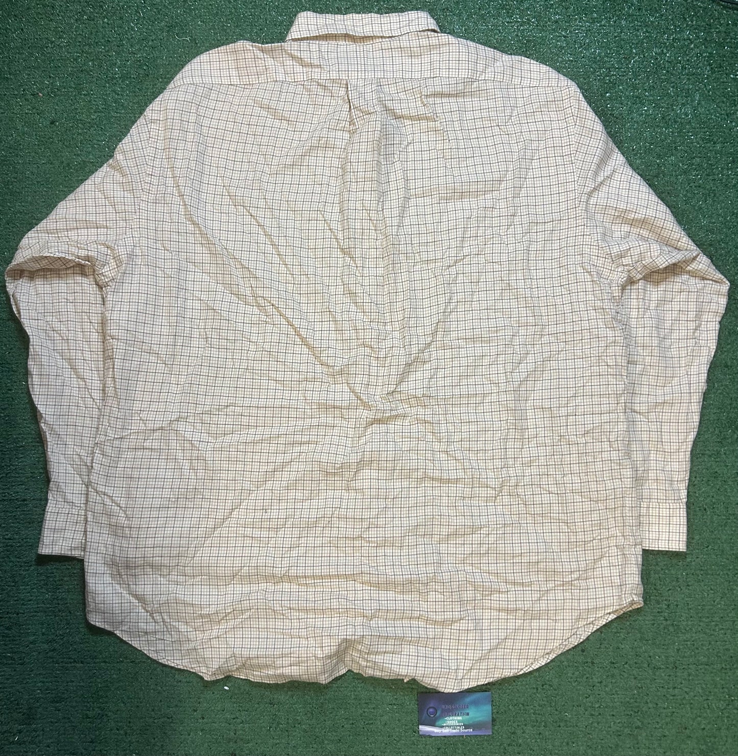 Polo Ralph Lauren beige & brown button up