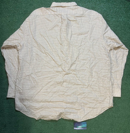 Polo Ralph Lauren beige & brown button up