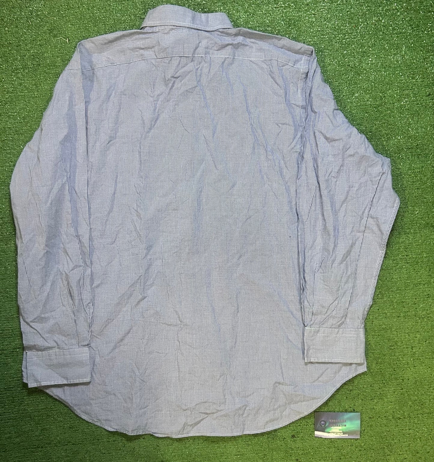 Polo Ralph Lauren blue and white button up