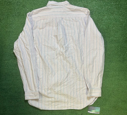 Polo Ralph Lauren pink and blue striped button up