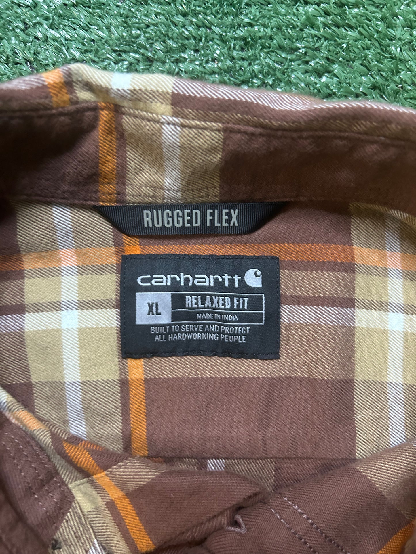 Carhartt chestnut flannel
