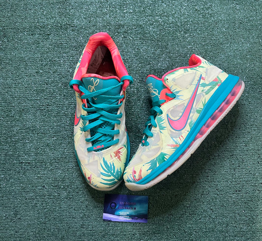Nike LeBron 9 Lebronald Palmer glow in the dark size 11men/12.5women