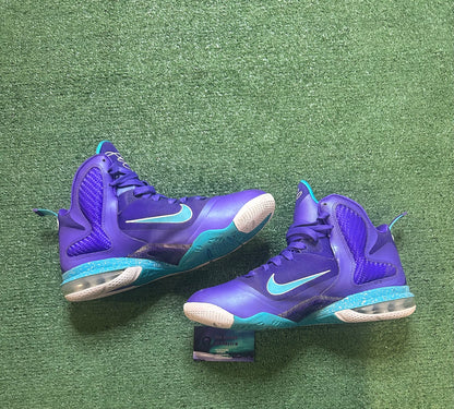 Nike LeBron 9 summit lake hornets size 11men/12.5women