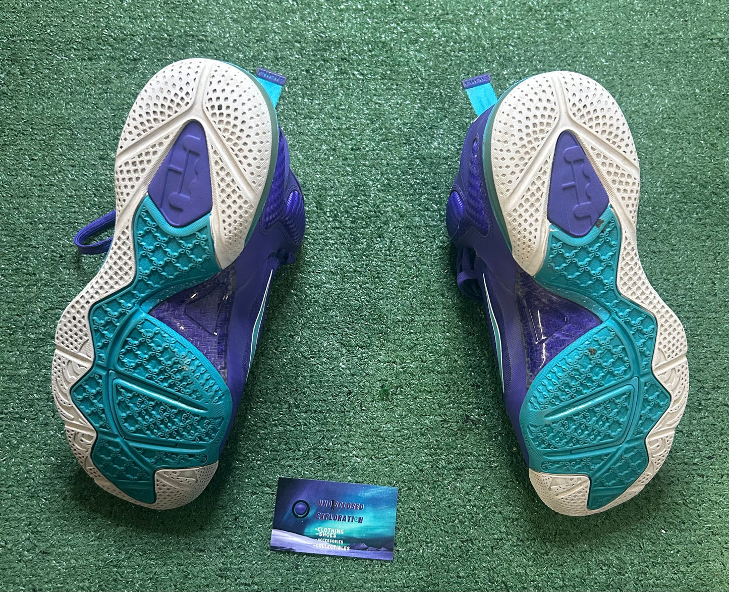 Nike LeBron 9 summit lake hornets size 11men/12.5women
