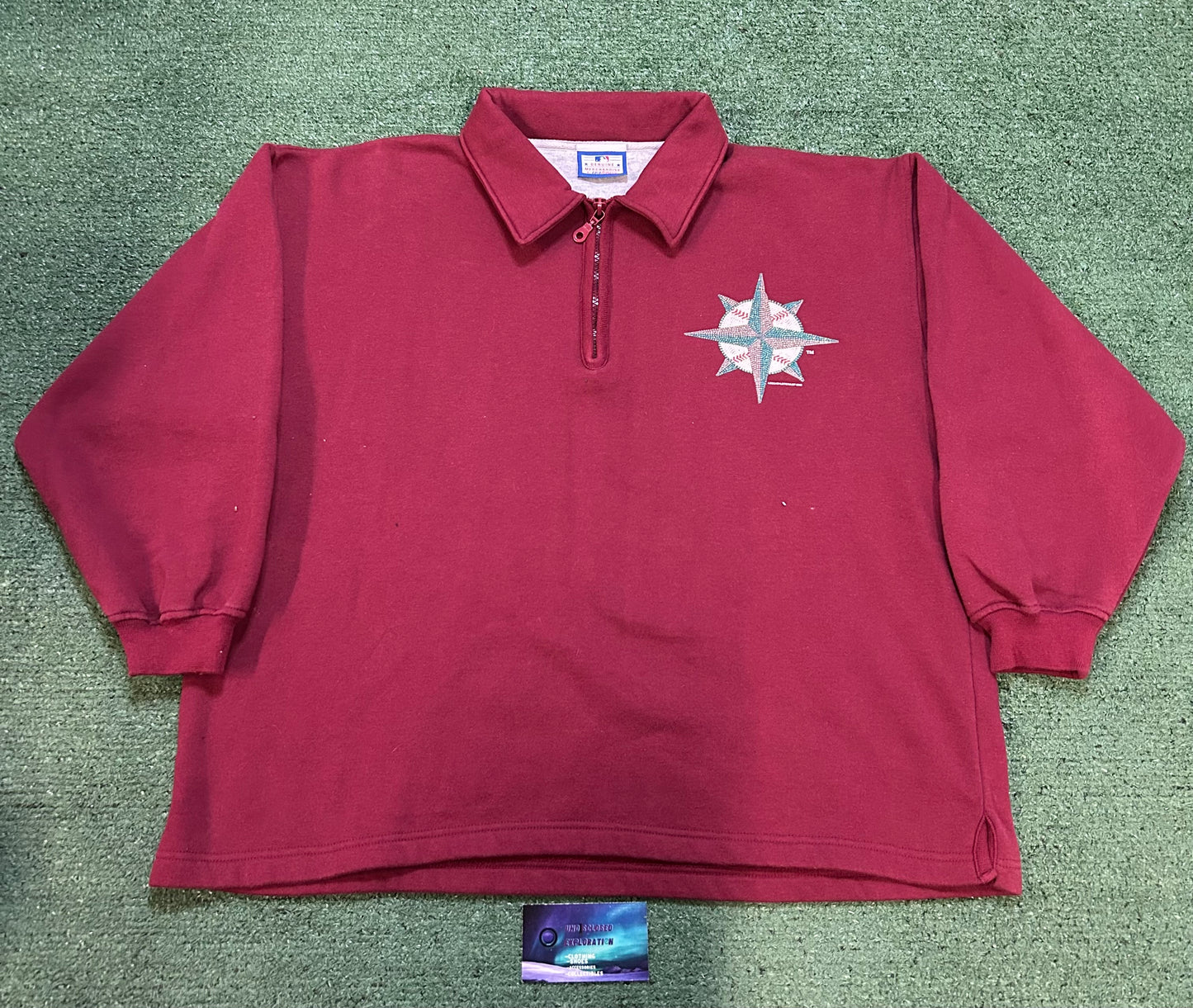 Vintage 2000s Seattle mariners quarter zip