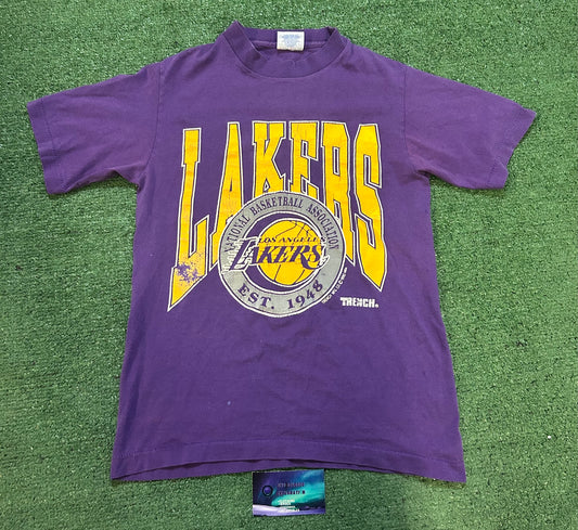 Vintage 1990s Los Angeles lakers tee