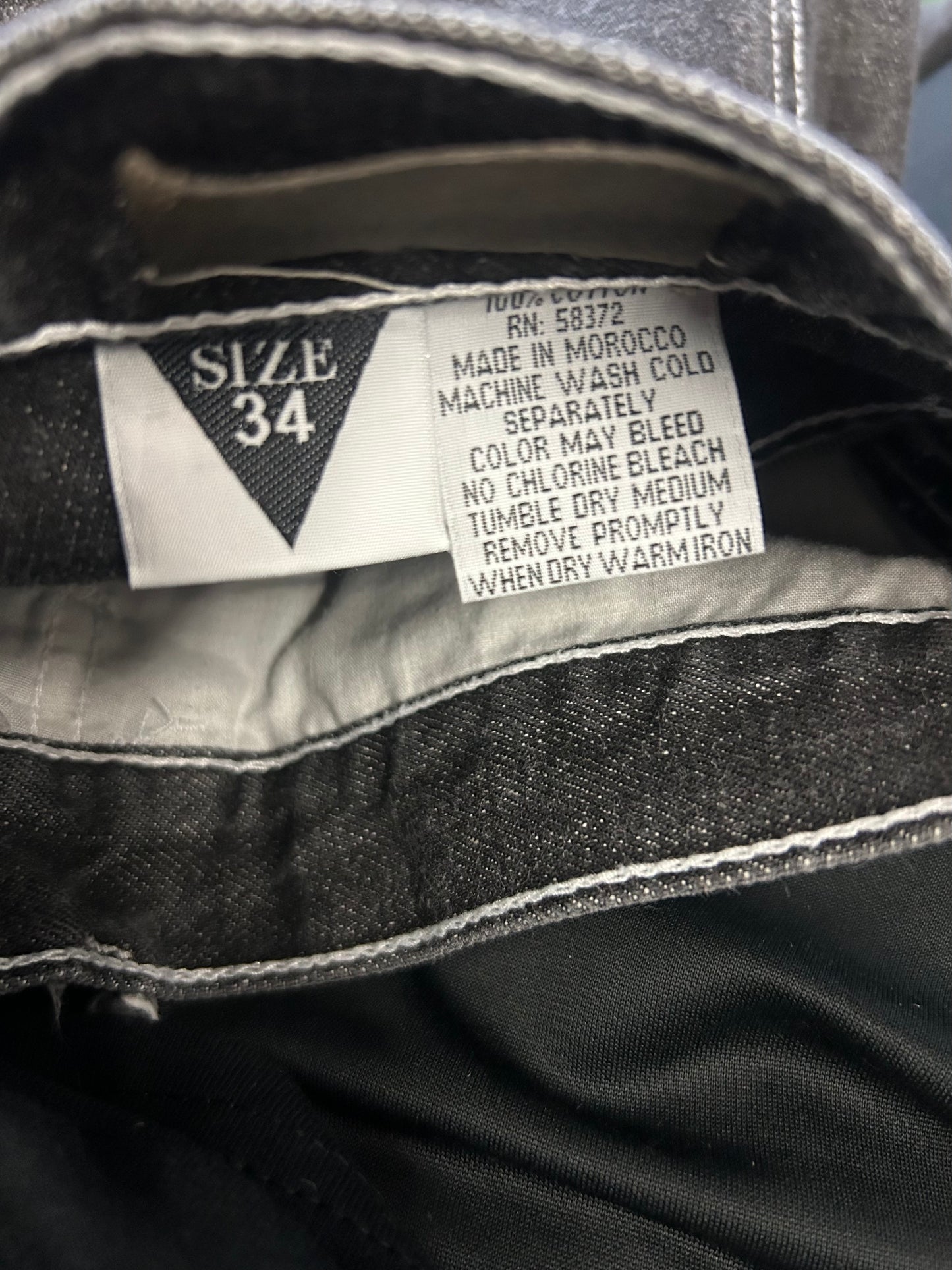 Vintage Sean John patchwork denim Jean shorts