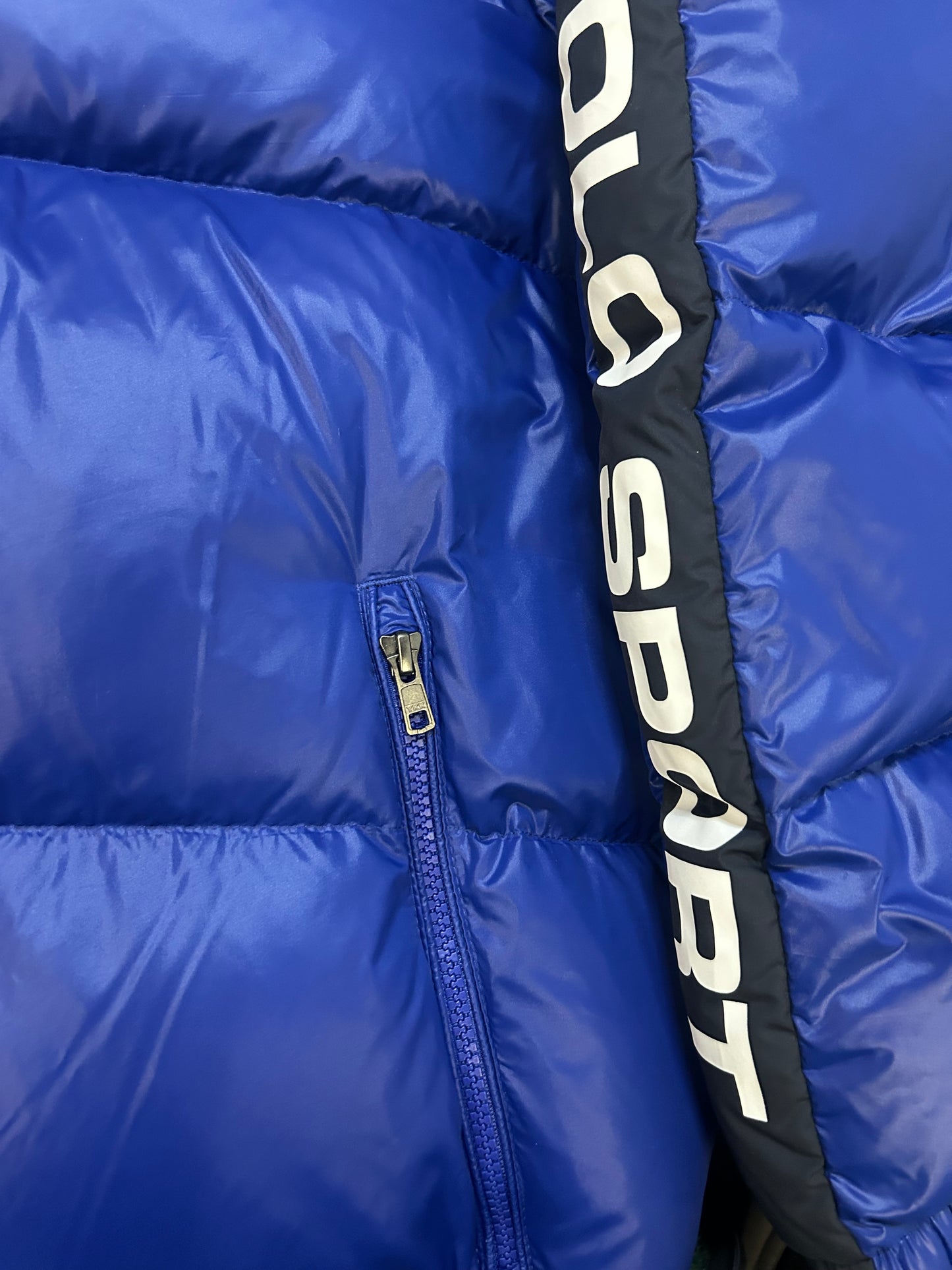 Polo Ralph Lauren sport USA blue puffer jacket