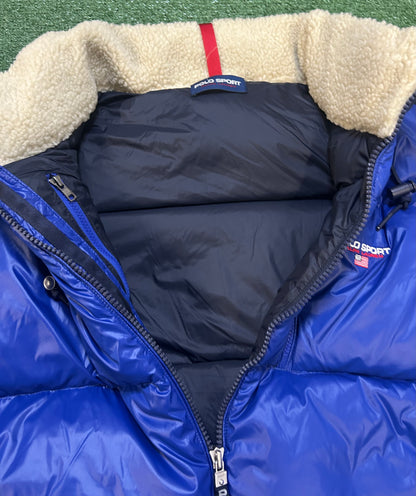 Polo Ralph Lauren sport USA blue puffer jacket