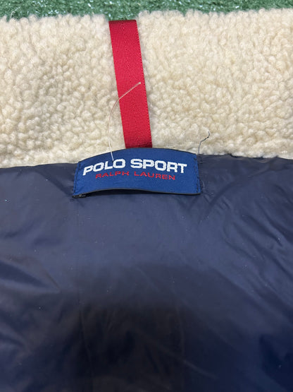 Polo Ralph Lauren sport USA blue puffer jacket
