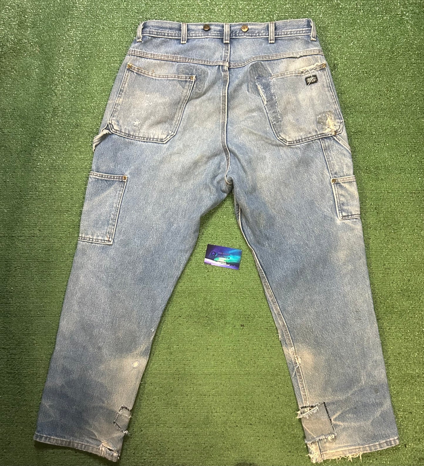 Key Double knees distressed jeans