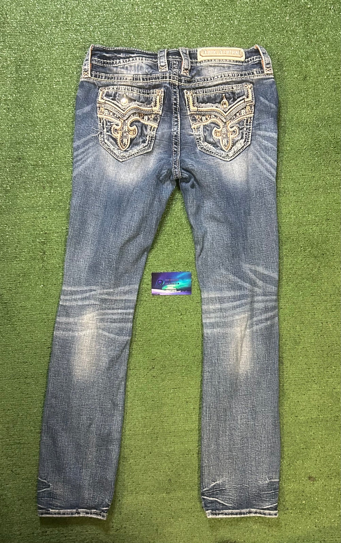 Rock Revival rosewood rhinestone jeans