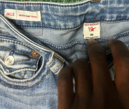 True religion halle skinny jeans