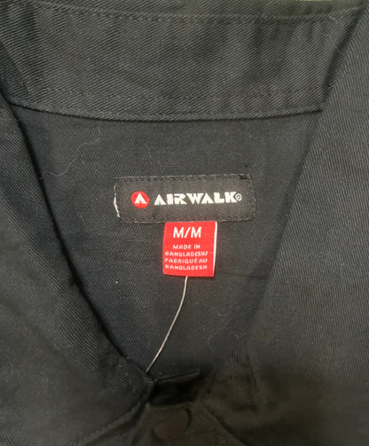 Airwalk black short sleeve button up