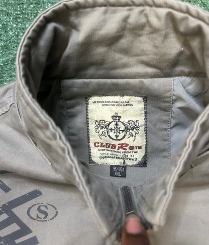Club R grey zip up jacket