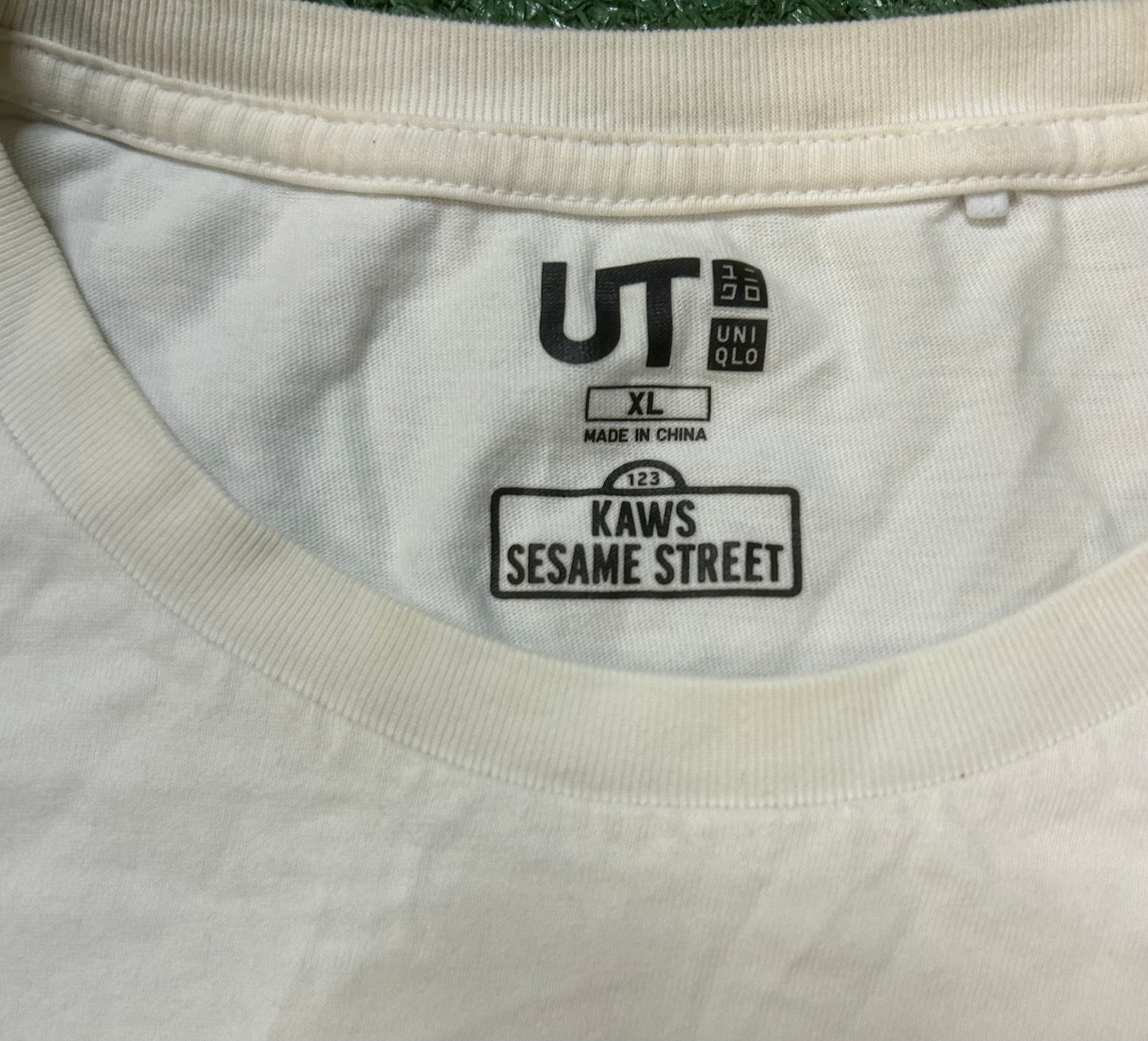 kaws X Uniqlo Sesame Street tee