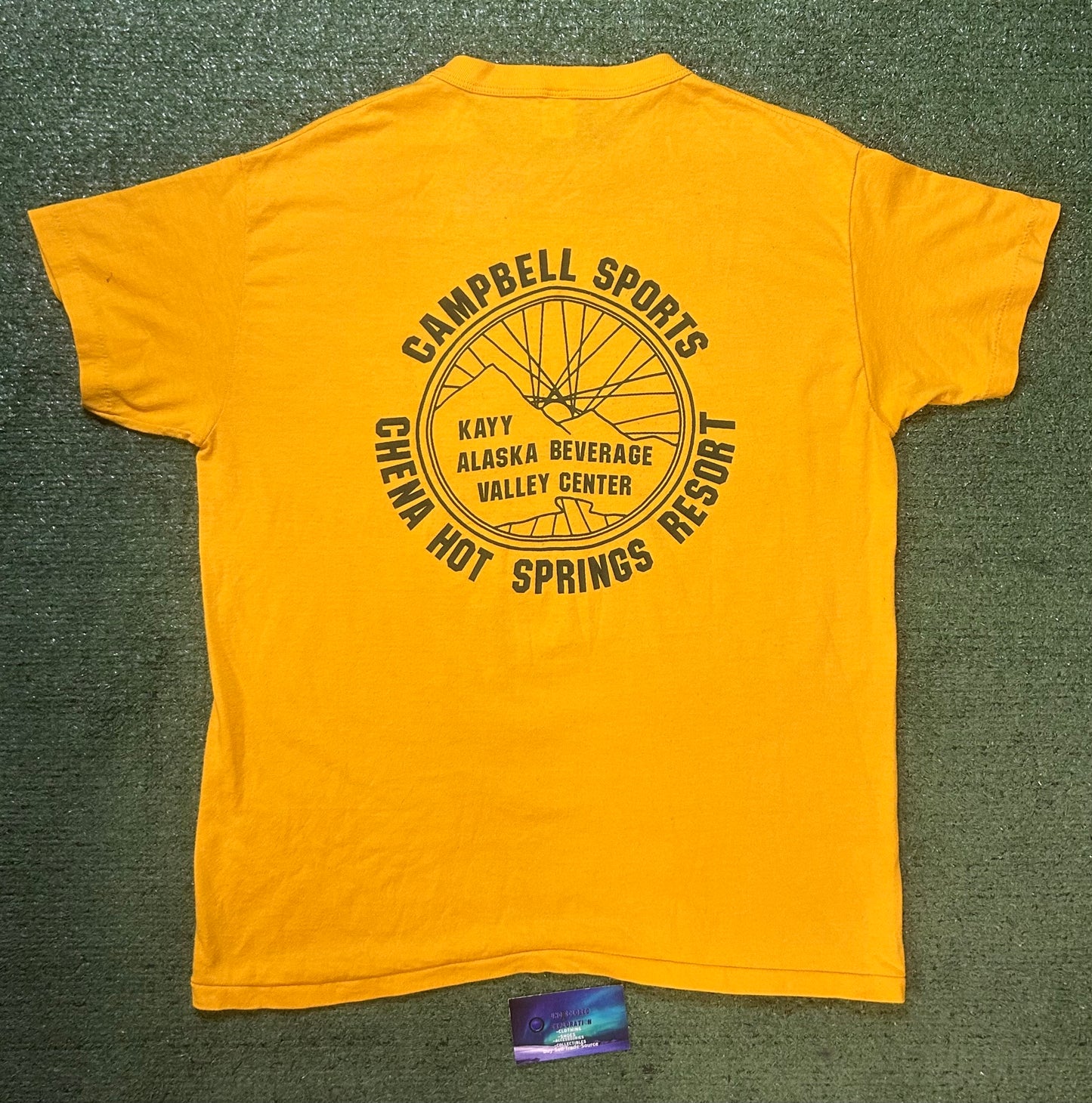 Vintage 1990s Fairbanks Alaska bike classic turtle tee