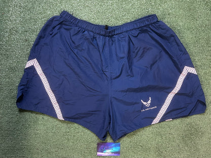 Vintage US Air Force navy & white shorts