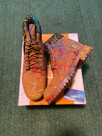 Timberland Paint Splatter Boots