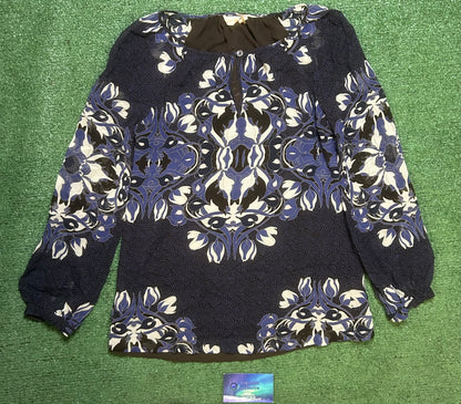 Tory Burch blouse floral silk blouse