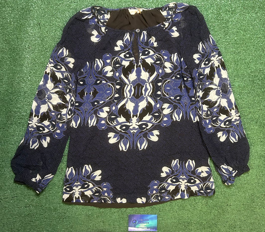 Tory Burch blouse floral silk blouse
