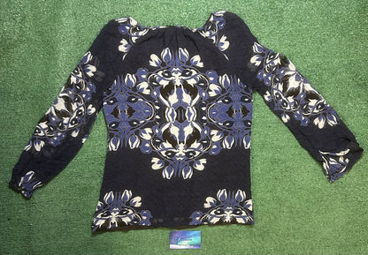 Tory Burch blouse floral silk blouse