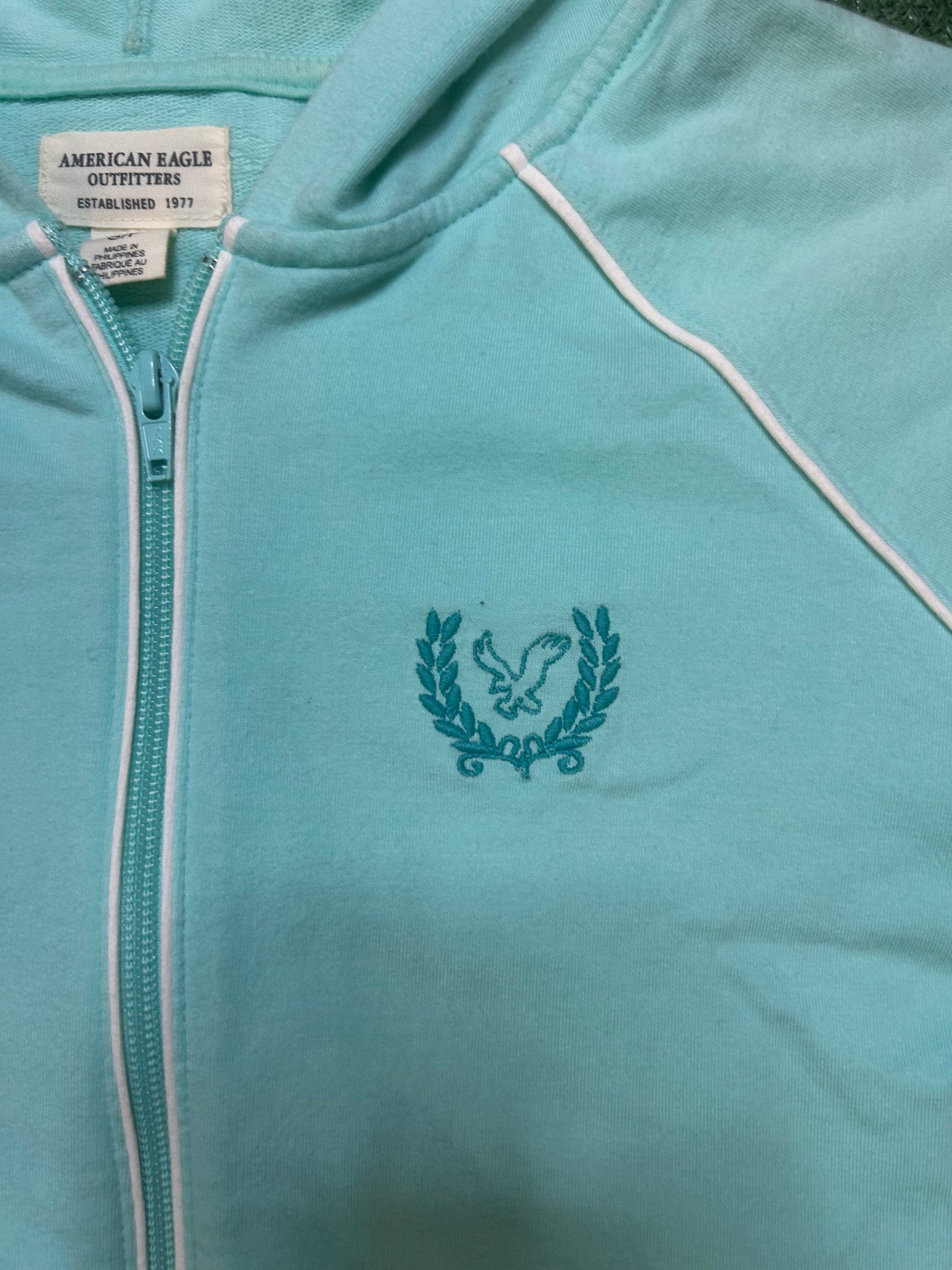 American Eagle blue track jacket