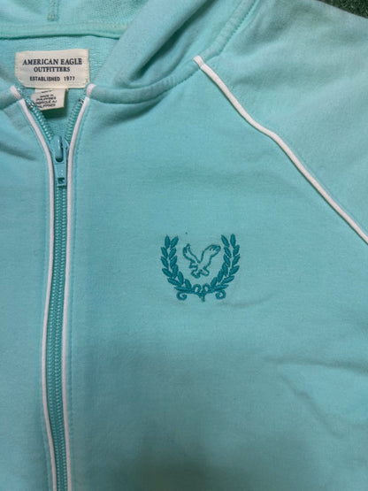 American Eagle blue track jacket