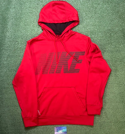 Nike red Therma-Fit pullover hoodie
