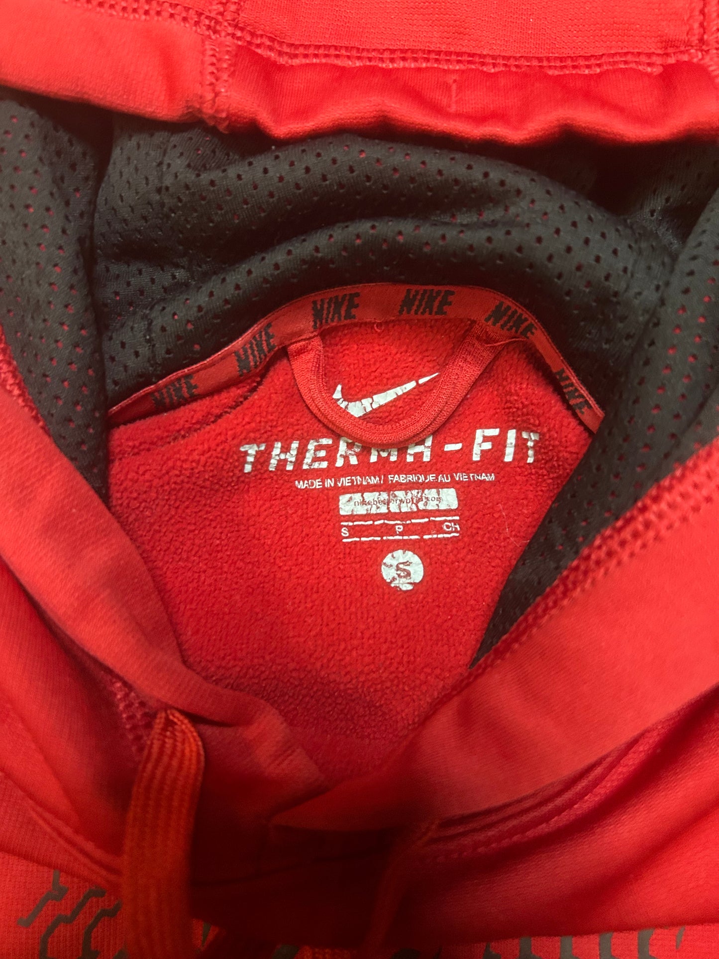 Nike red Therma-Fit pullover hoodie