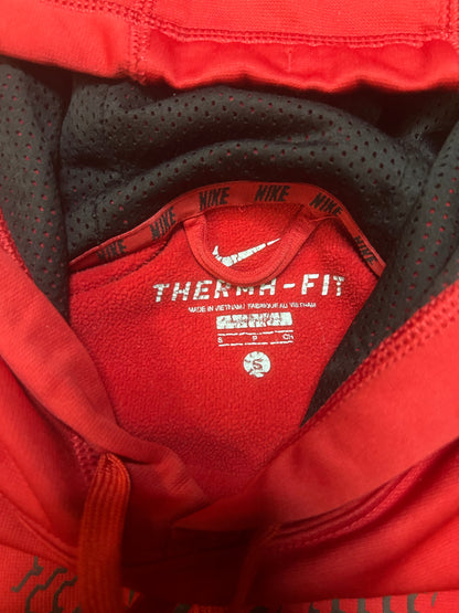 Nike red Therma-Fit pullover hoodie