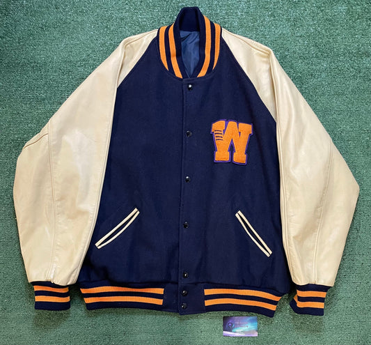 Vintage 1980s UW University of Washington varsity jacket