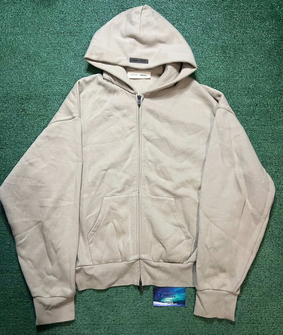 Fear of God Essentials timber full zip hoodie