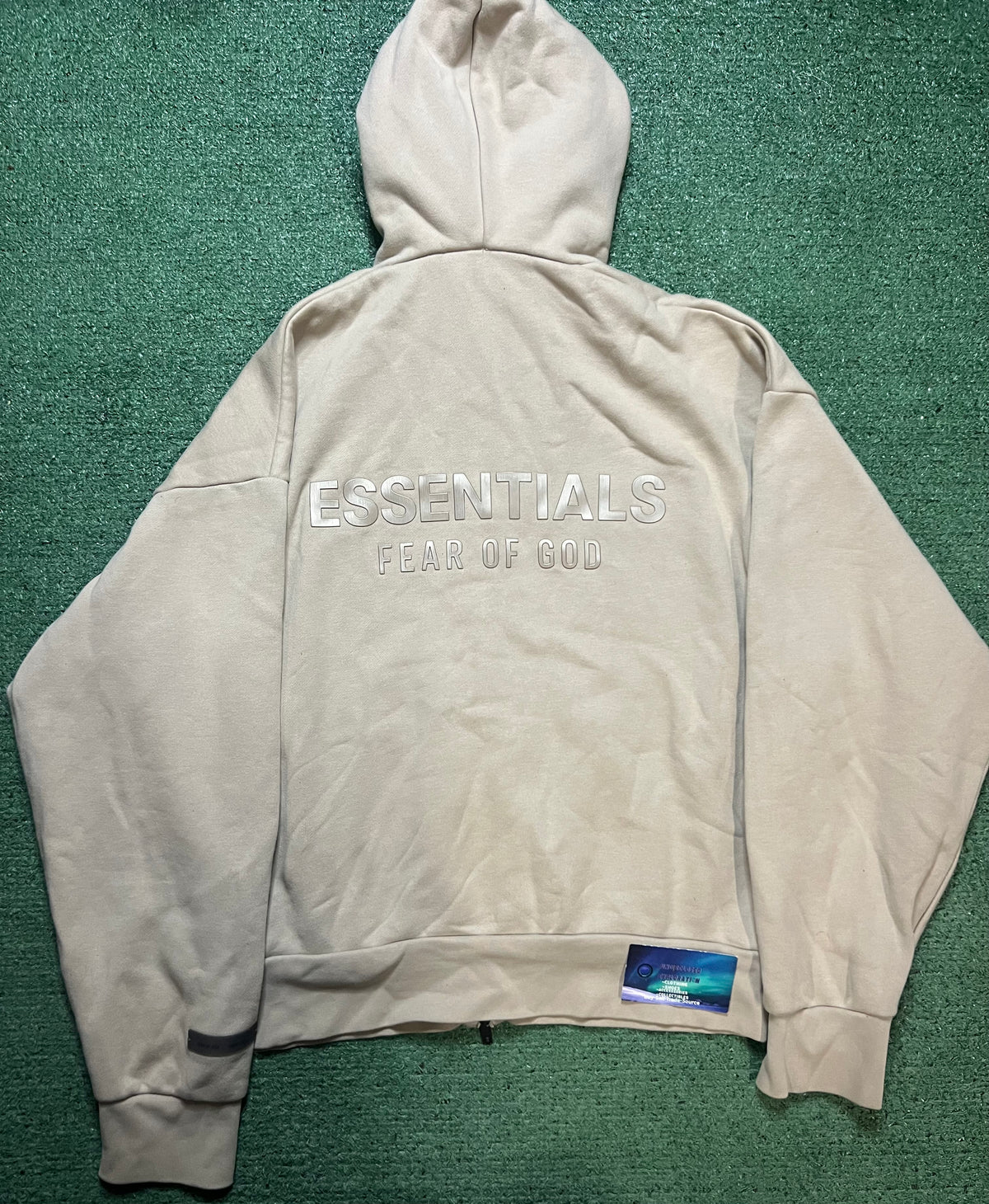 Fear of God Essentials timber full zip hoodie
