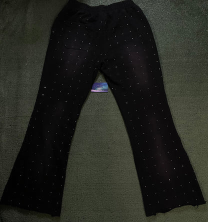 Dept black rhinestone pants