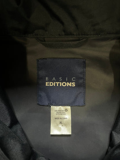 Basic Editions navy parka jacket