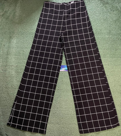 Fashion Nova black grid pants