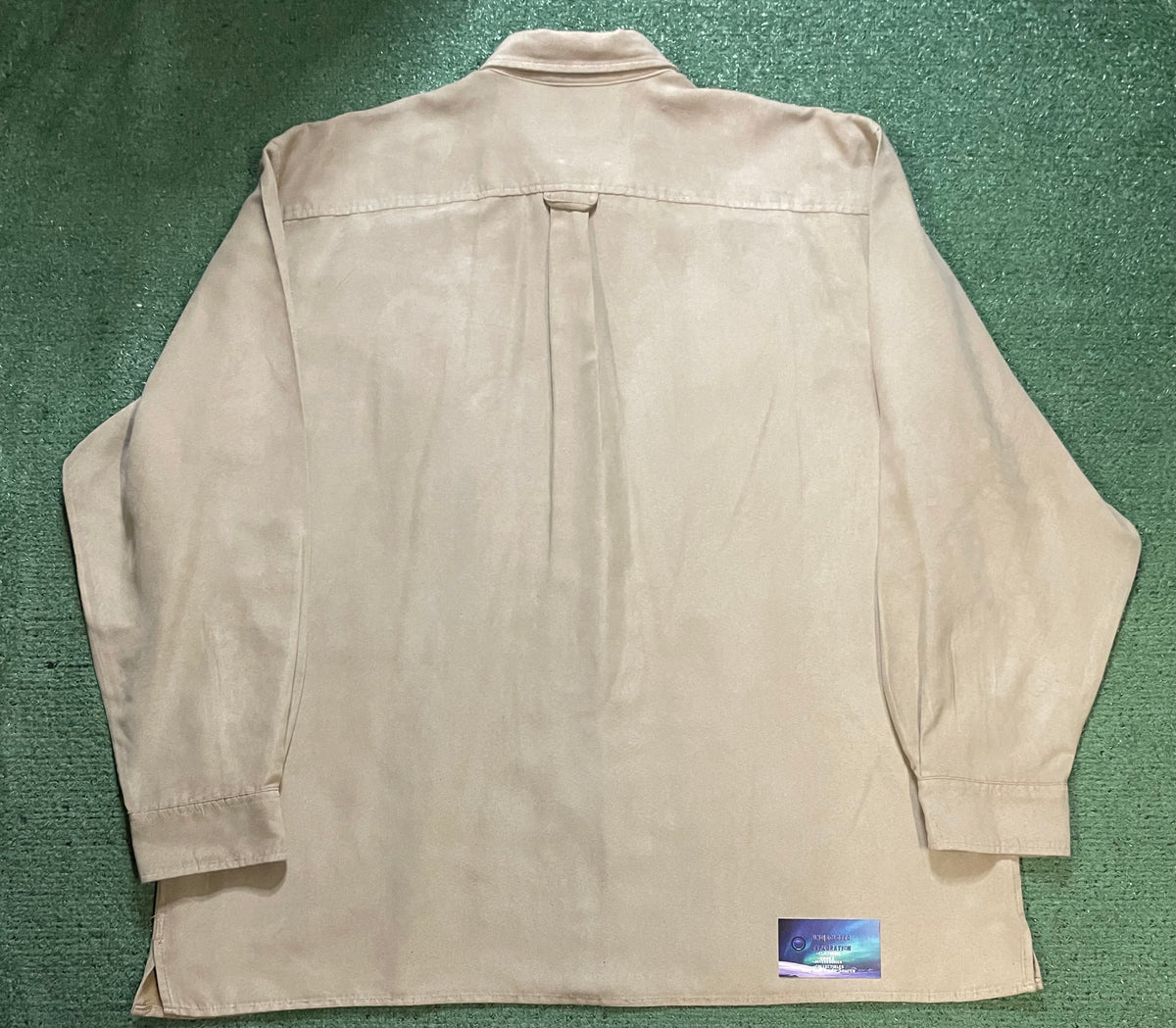 Basic Editions beige button up