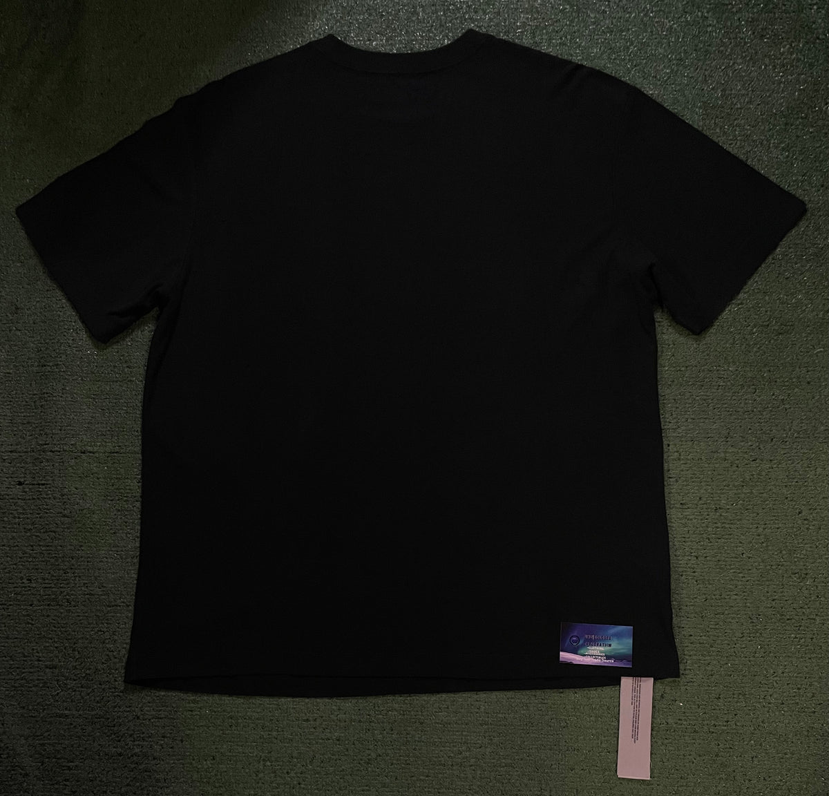 Purple Brand textured black tee