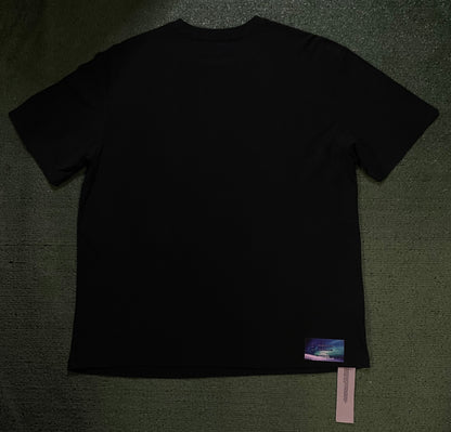 Purple Brand textured black tee