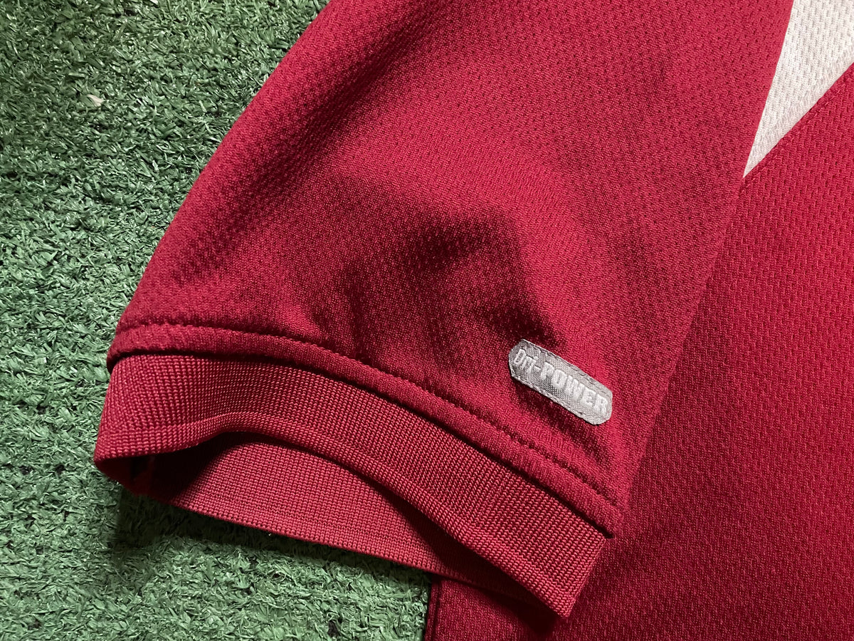 Washington State Football WSU red & white polo