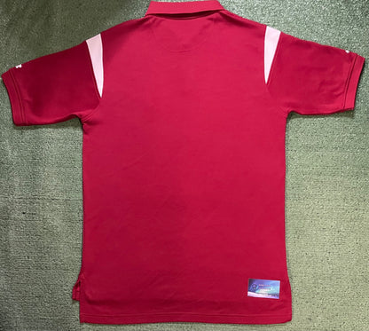 Washington State Football WSU red & white polo