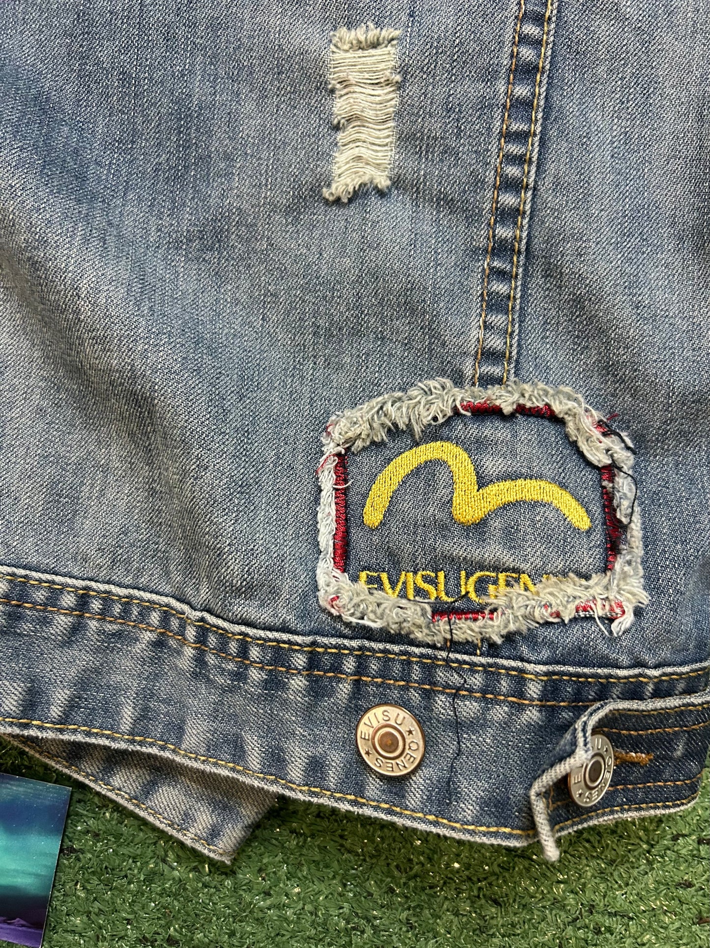 Vintage Evisu light Jean jacket