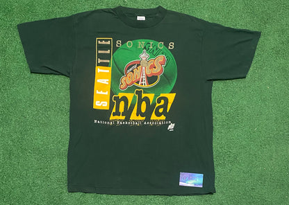 Vintage nba Seattle sonics tee