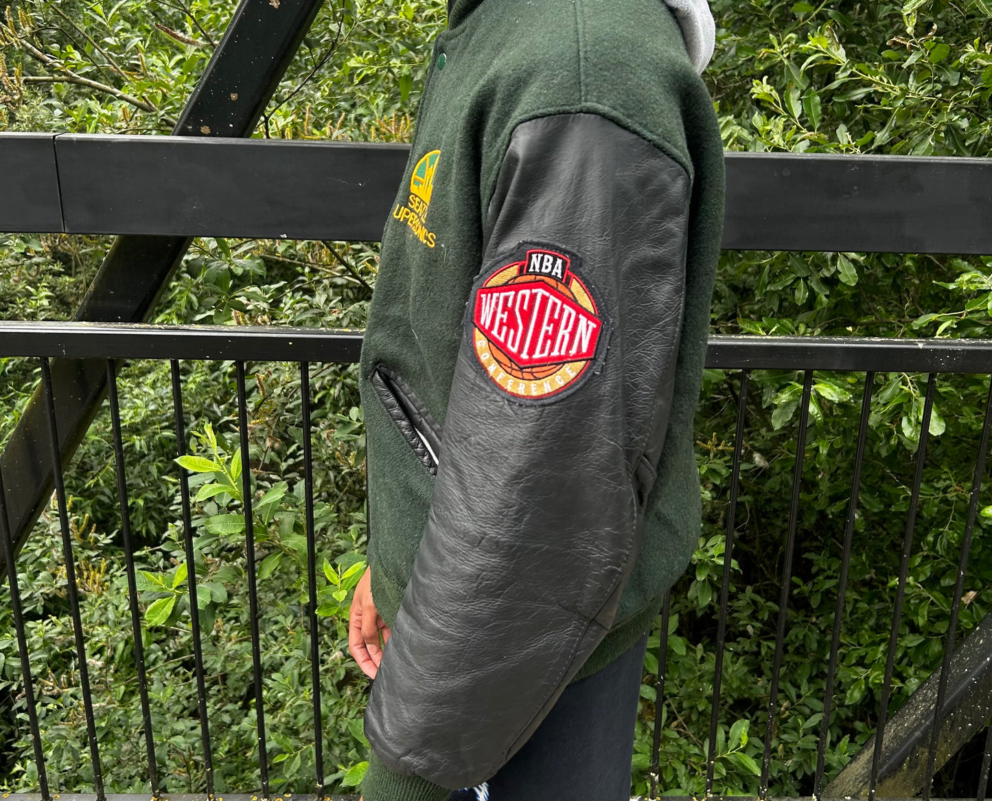 Vintage Seattle supersonics varsity jacket