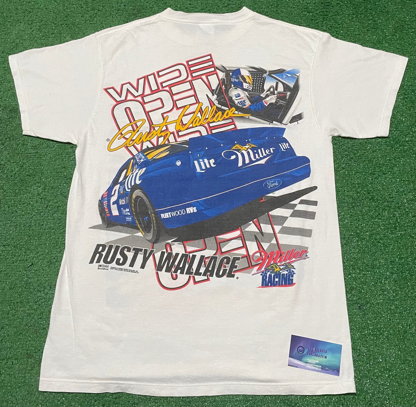 Vintage 1990s nascar rusty wallace tee