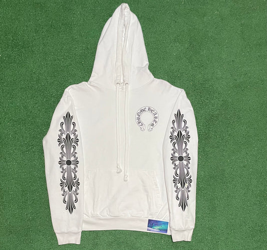 Chrome hearts horseshoe floral hoodie