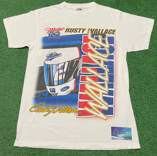 Vintage 1990s nascar rusty wallace tee